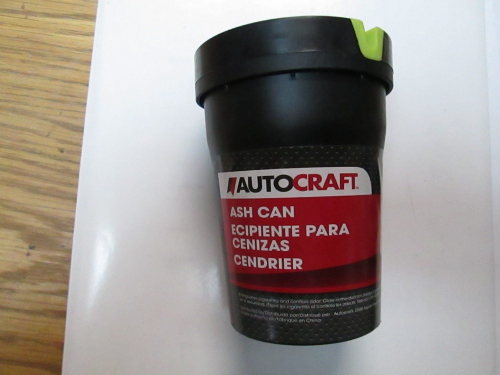 AutoCraft Cup Holder Ashtray, Ash Can AC216