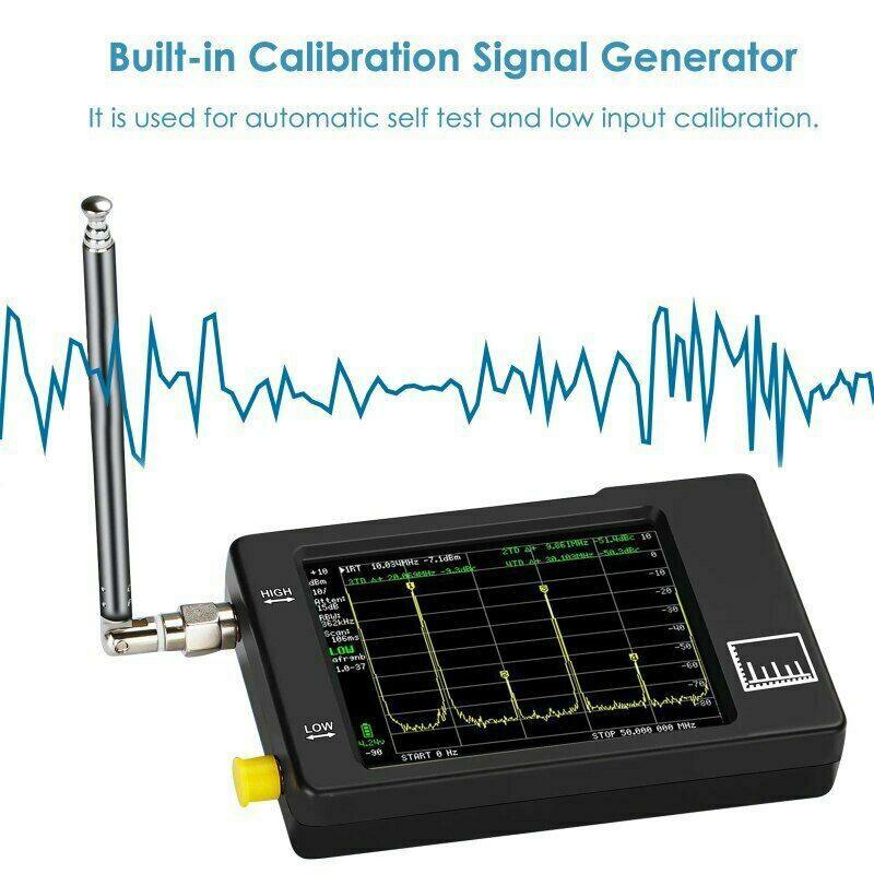 Portable TinySA Spectrum Analyzer Handheld Frequency Analyzer Signal Generator