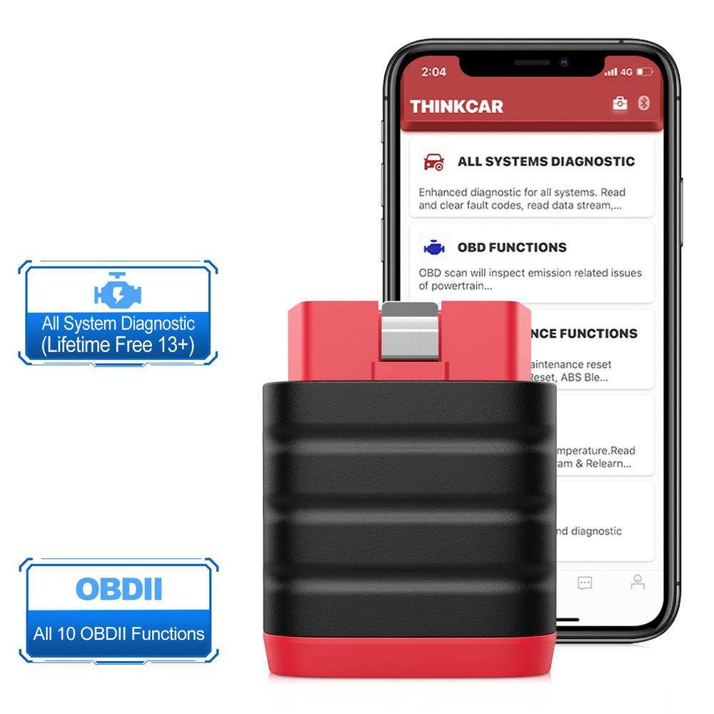 10PCS Thinkdiag Mini Car OBD2 Scanner Auto Diagnostic Tool Fault Code Reader