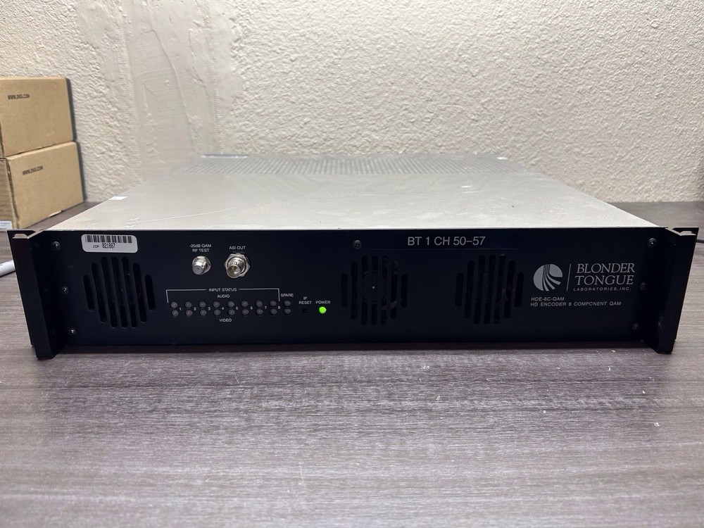 Blonder Tongue HDE-8C-QAM HD Encoder 8 Component QAM #D584