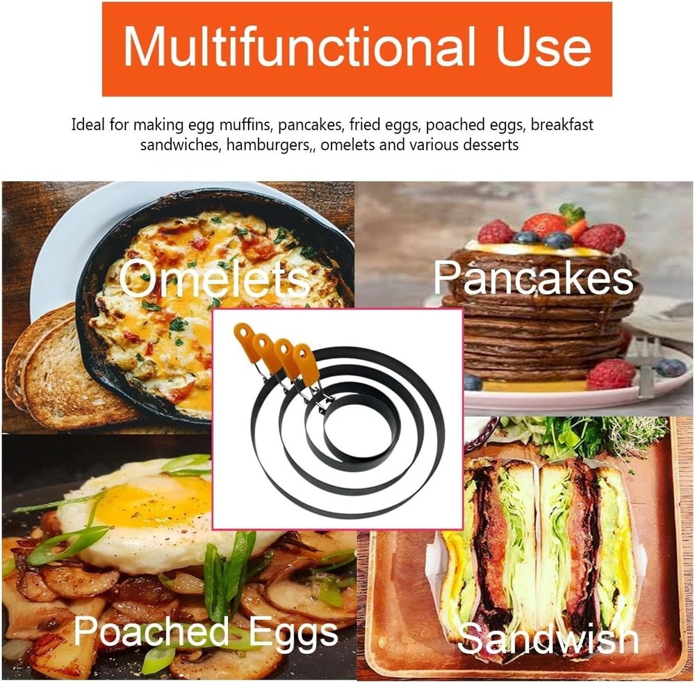 Professional Egg Ring Set with Accessories