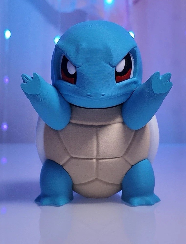 ** SMALL ** Window Pokemon Squirtle 3D Print