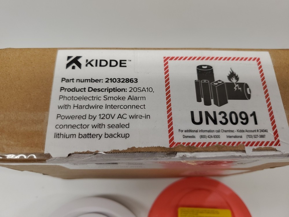Kidde 20SA10 Hardwired Smoke Detector
