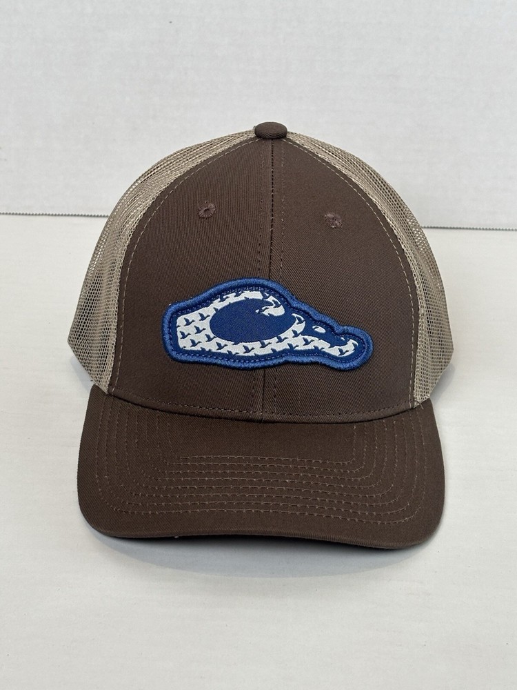 Drake Waterfowl 6 Panel Migrator Cap Brown Tan Mesh Back SnapBack Hunting Cap