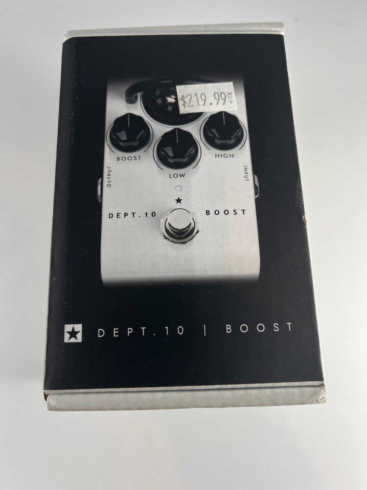 BLACKSTAR DEPT. 10 BOOST  HIGH VOLTAGE CLASS A VALVE GAIN STAGE BOOST