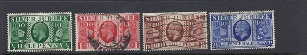 GB  1935 Silver Jubilee VF USED