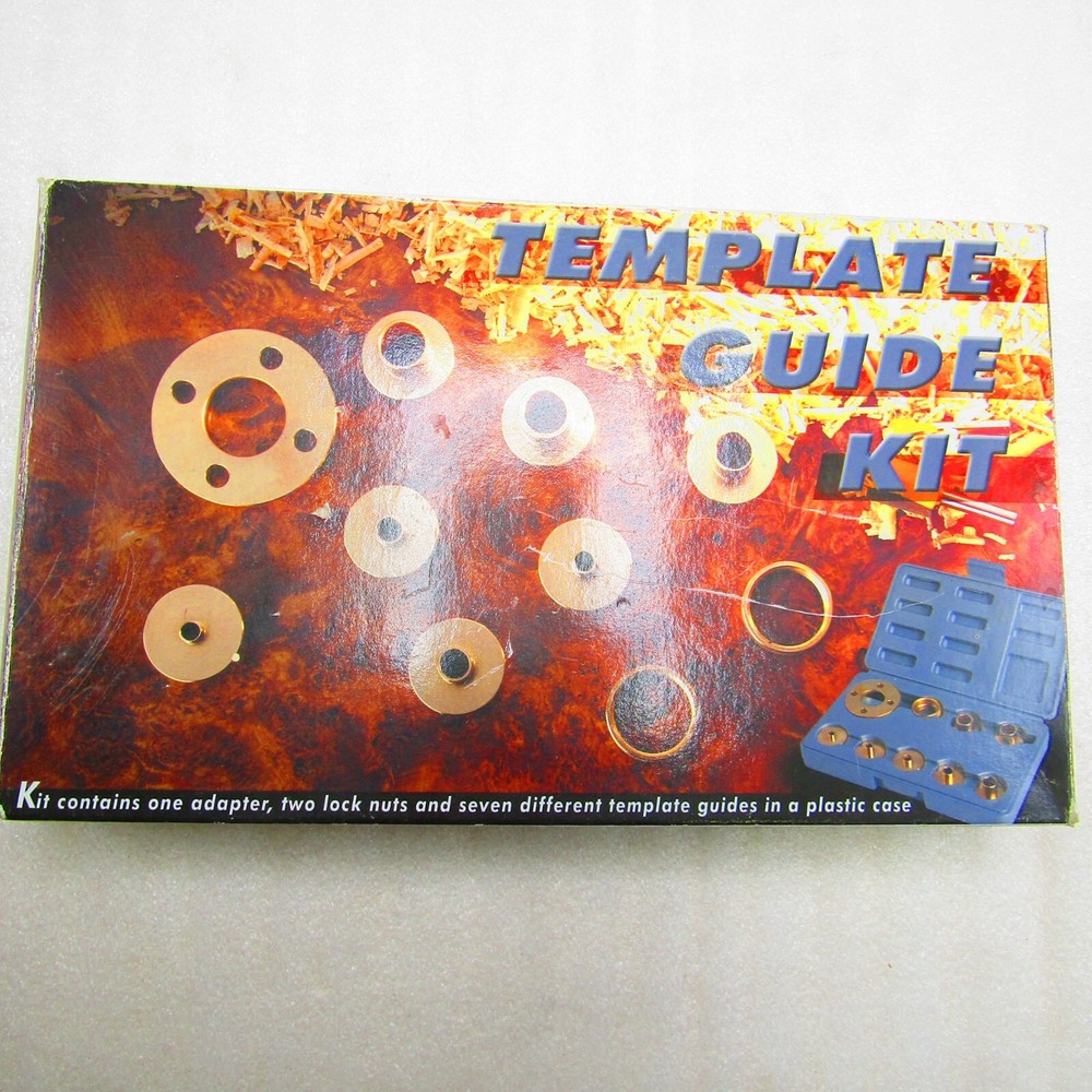 Router template guide kit, solid brass