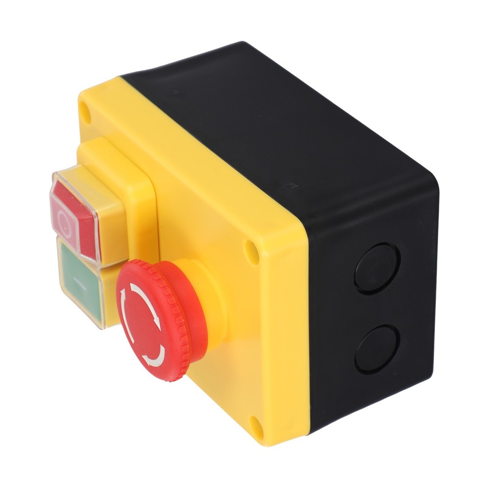 NVR Lockable Pushbutton Switch Suitable for Power Control in Workshops