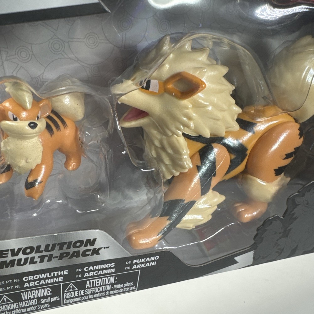 Jazwares Pokemon Evolution Multi-Pack Growlithe & Arcanine