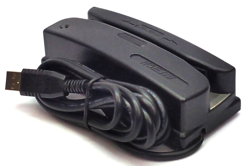 ID Tech WCR-354733 Card Reader MagStripe OmniDuo 3 Track USB Interface