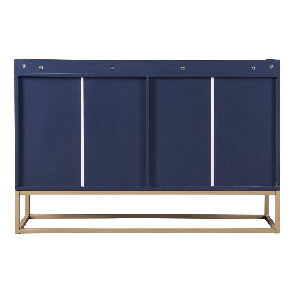 Modern Sideboard Elegant Buffet Cabinet with Large Storage Space (Navy)