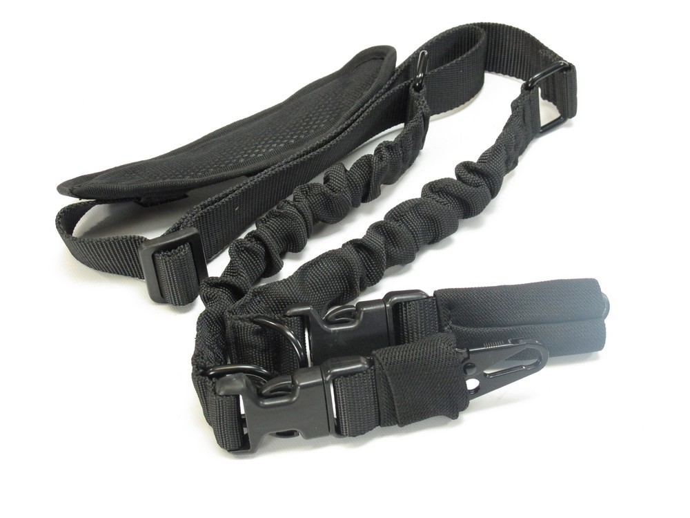 Two Points Sling for Rilfe Shotgun Premium Quality Shoulder Pad Black Elastic