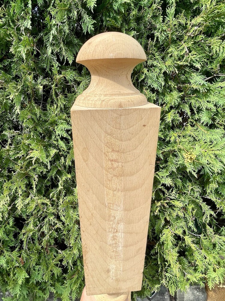 Large New Old Stock Victorian Style Solid MAPLE Newel Post 60” Architecture