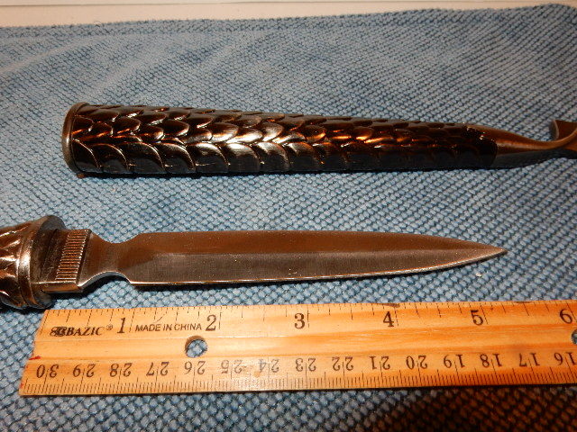 Dragon Head/Body Scabbard Dagger