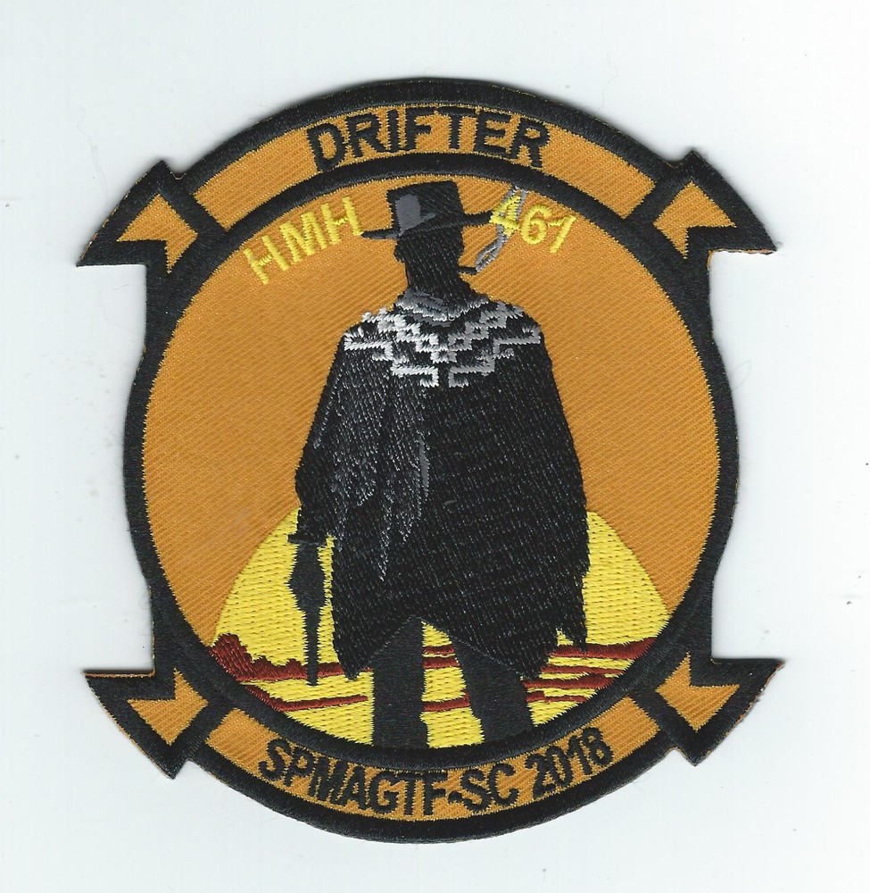HMH-461 "DRIFTER" (THEIR LATEST, 2018) patch