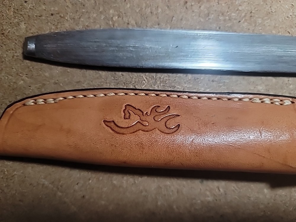 Brown knife hone and chisel