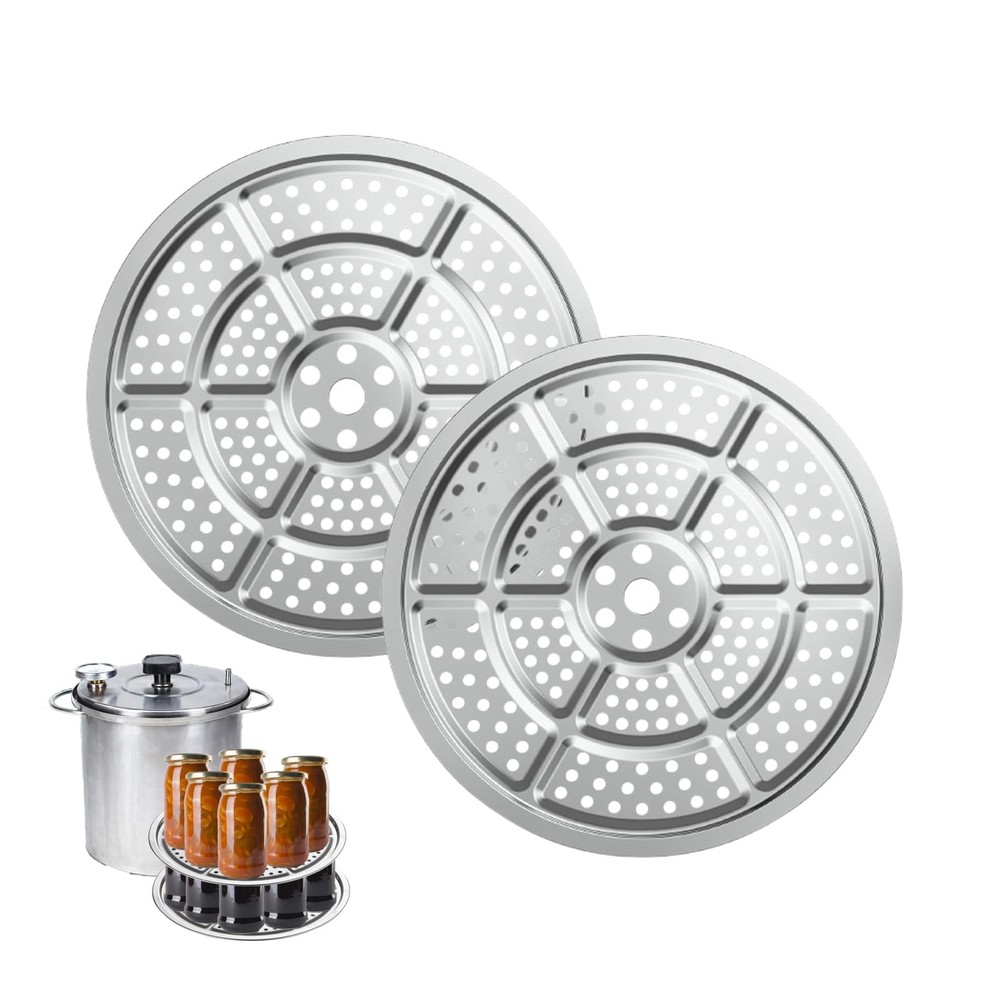 Canning Rack,2Pack Pressure Canner rack,11-Inch Stainless Steel Canning Rack ...