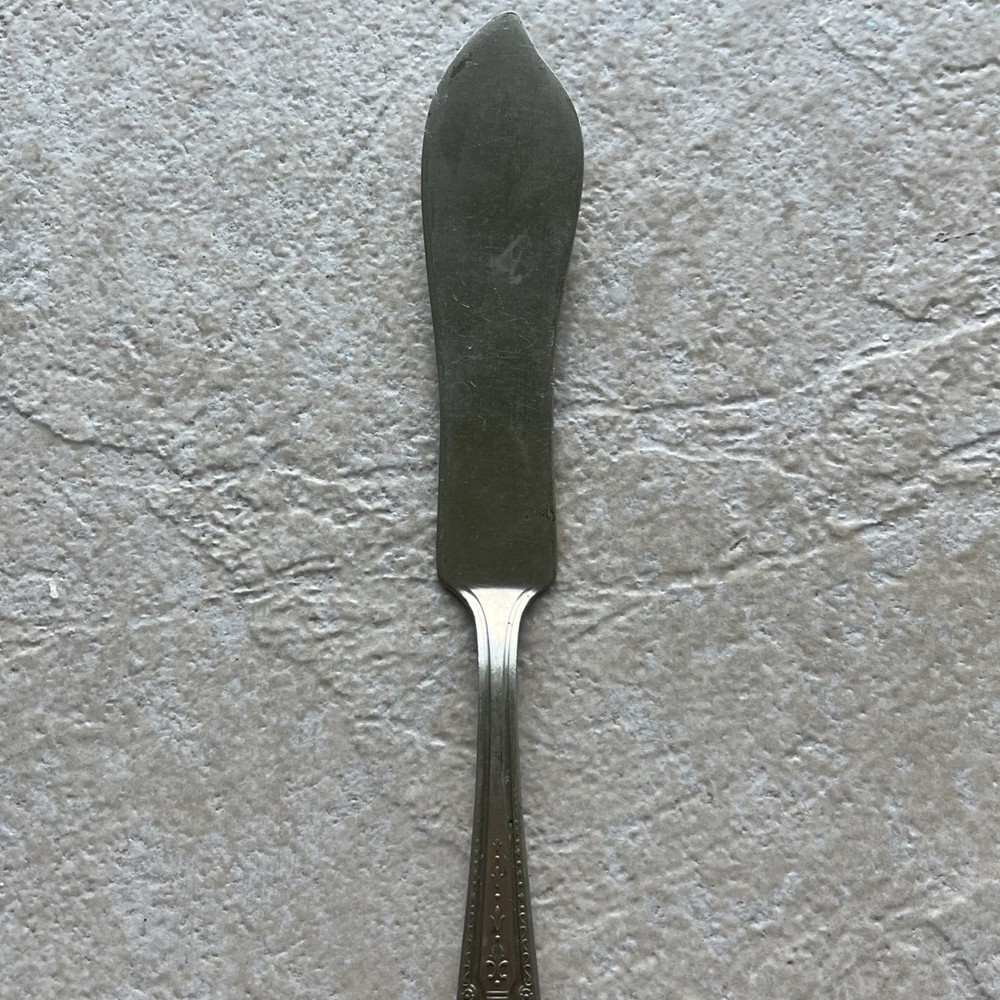 National Silver Co. S.E.B Isabella Pattern Silverplate Butter Spreader