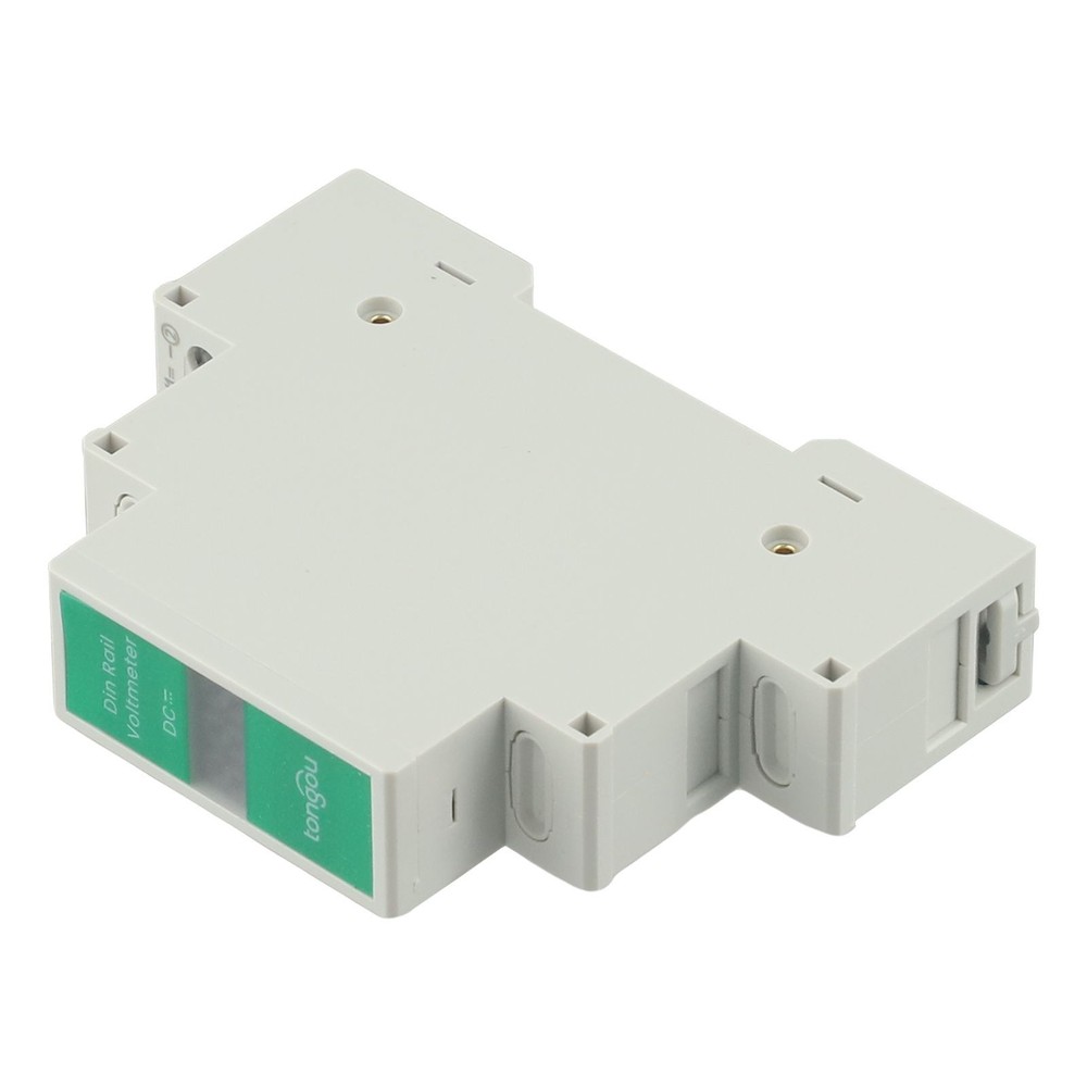 LED Display Voltage Meter for Din Rail Installation Supporting 11 310V DC Range