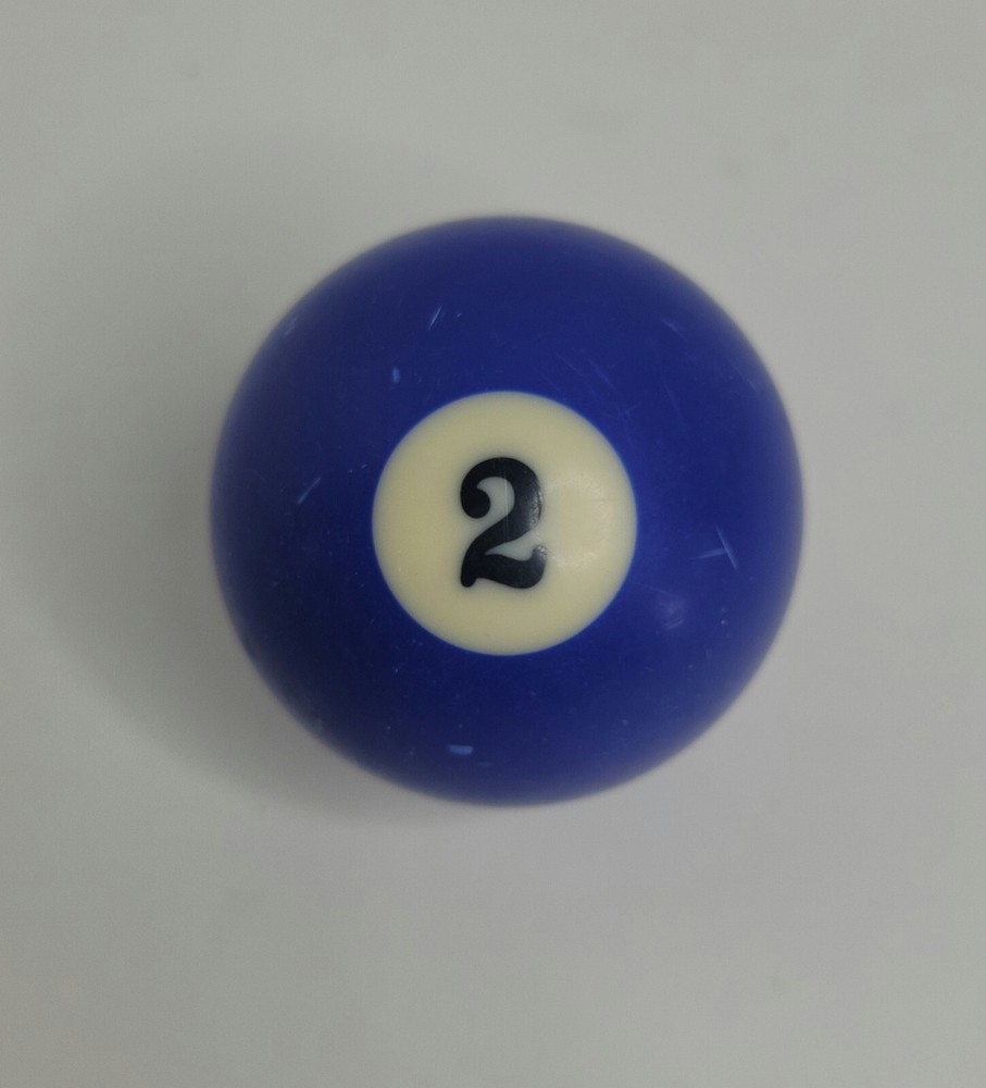 Replacement Pool Ball Billiards #2 - 2-1/4" Vintage