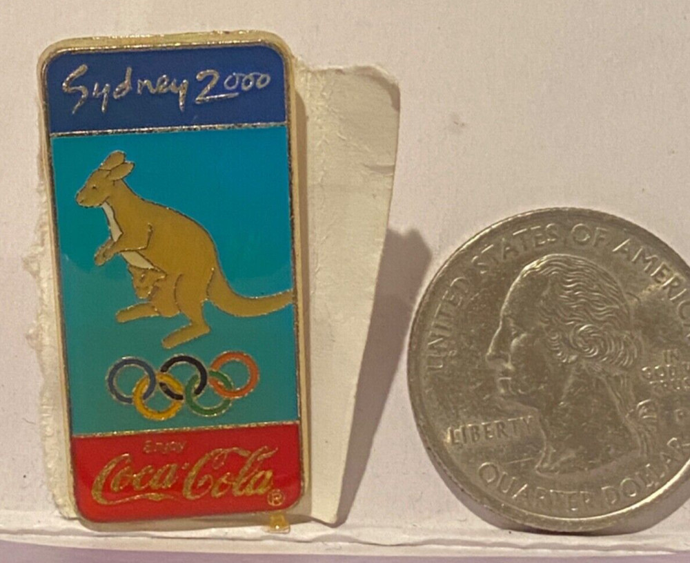 2000 Sydney Olympics Pin Coca Cola Kangaroos