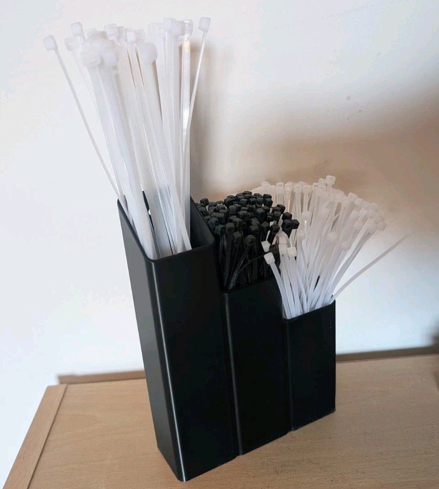 Cable Tie Holder Storage Wall Mounted