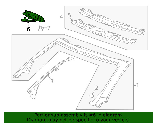 Genuine GM Driver Side Folding Top Front Latch Striker 84388501