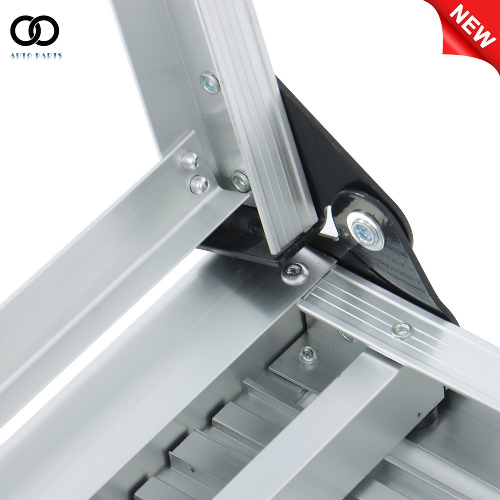 Work Platform Aluminum Step Ladder Foldable 330 Lbs Capacity Heavy Duty