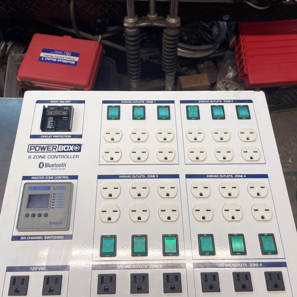 Power Box 6 Zone Controller DPC-24000 Lighting Controller  W/ Bluetooth