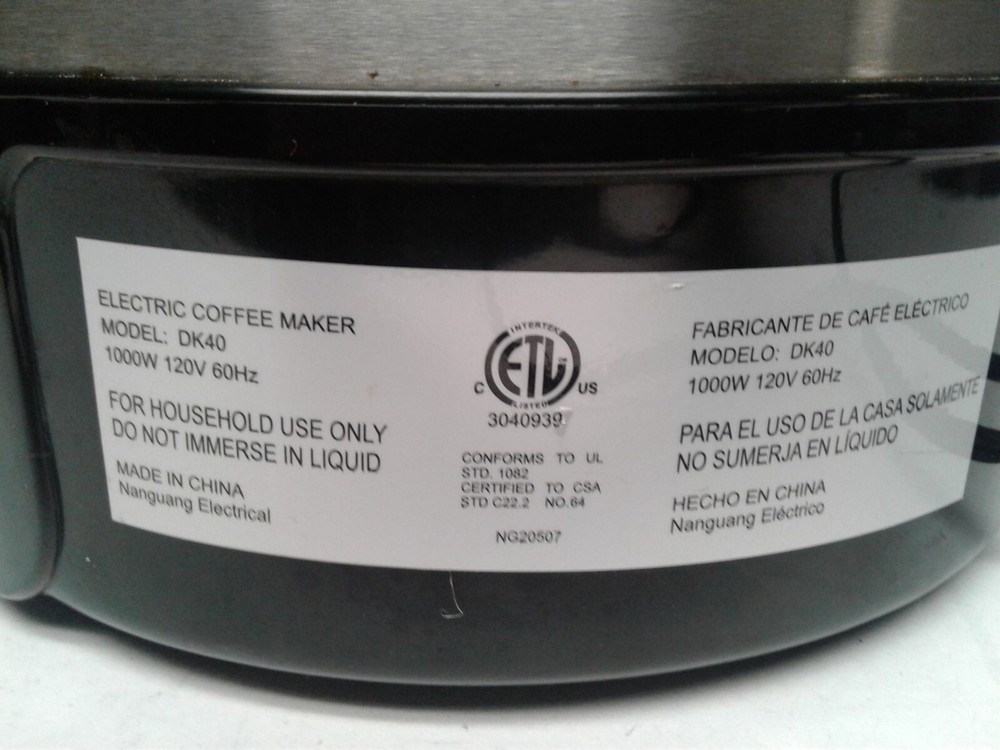 40 Cup Coffee Maker Unbranded