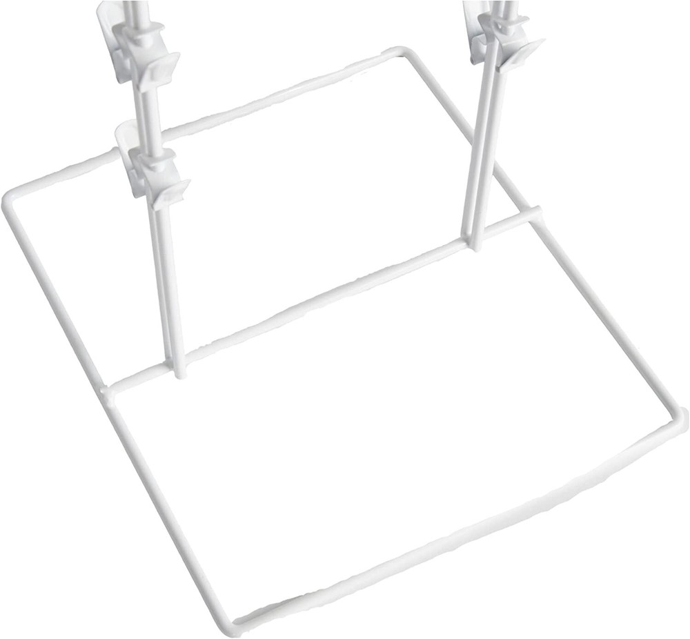 Spring Clip Rack Countertop Chips Candy Snacks White Metal Double Sided