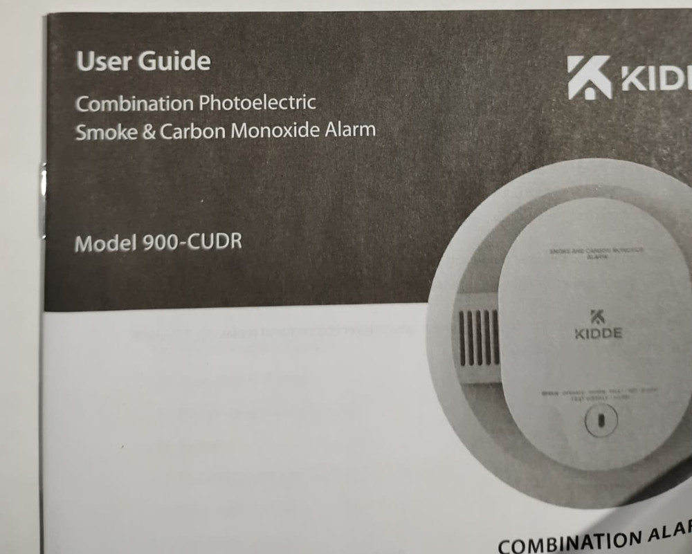 Kidde Smoke&Carbon Monoxide Detector,Battery Powered,LED Warning Light Indicator