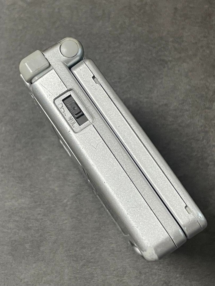 Gameboy Advanced SP Silver Nintendo Game console Portable Handheld system Rare