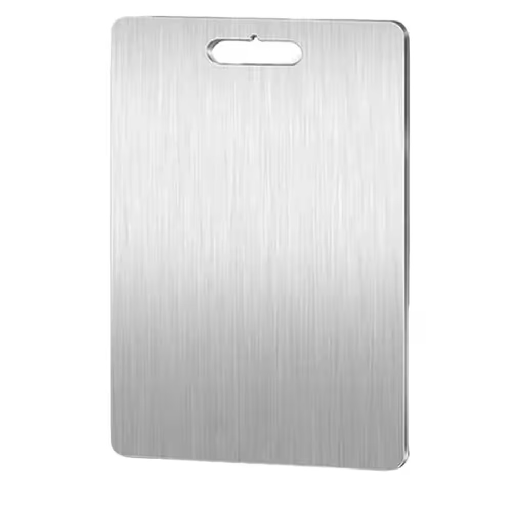Titanium 14 In. X 10 In. Rectangular Cutting Board with Easy - Clean and Hanging