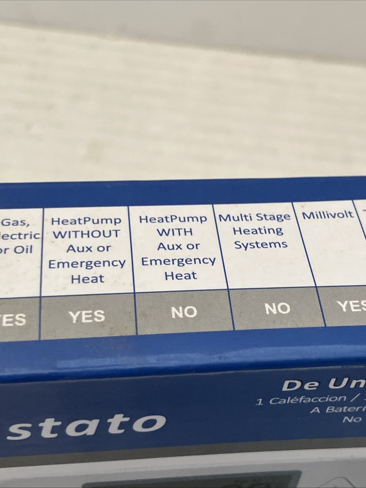 SW701 Digital Thermostat with Large LCD Display Non-Programmable Single Stage