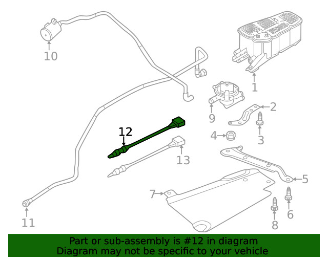 Genuine Audi Oxygen Sensor 06M-906-265-A
