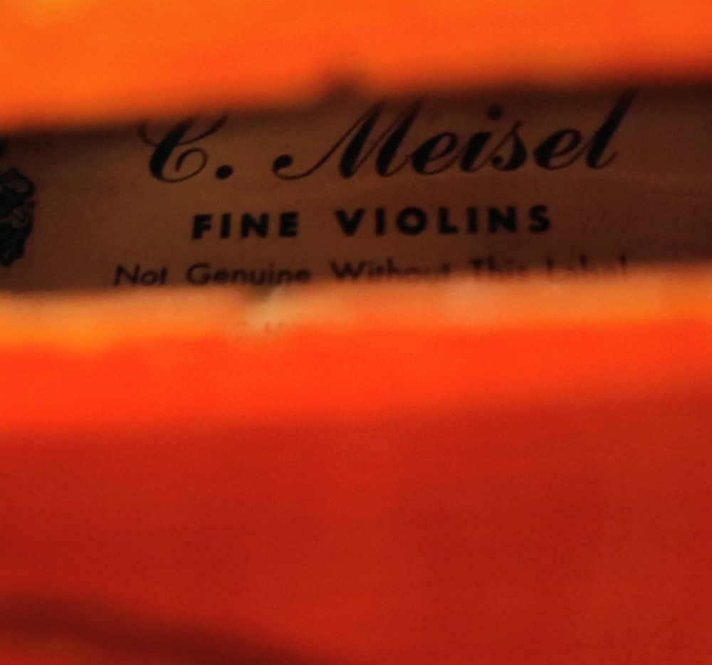 C Meisel Violin Late 1960s Vintage