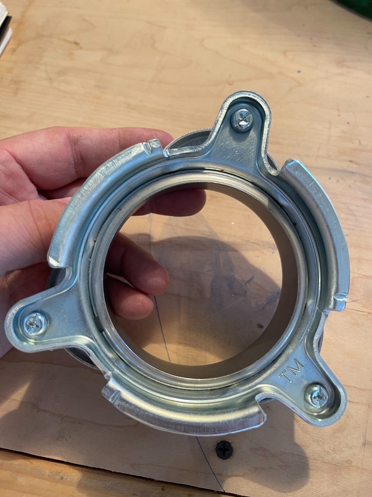 Garbage Disposal 5 in. Quick Lock Mount in Chrome for InSinkErator Disposal