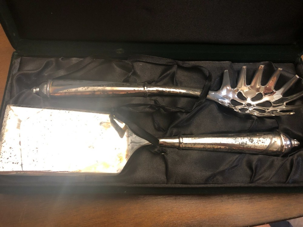 Vintage Towle Silver Plated Pasta Serving Service Set
