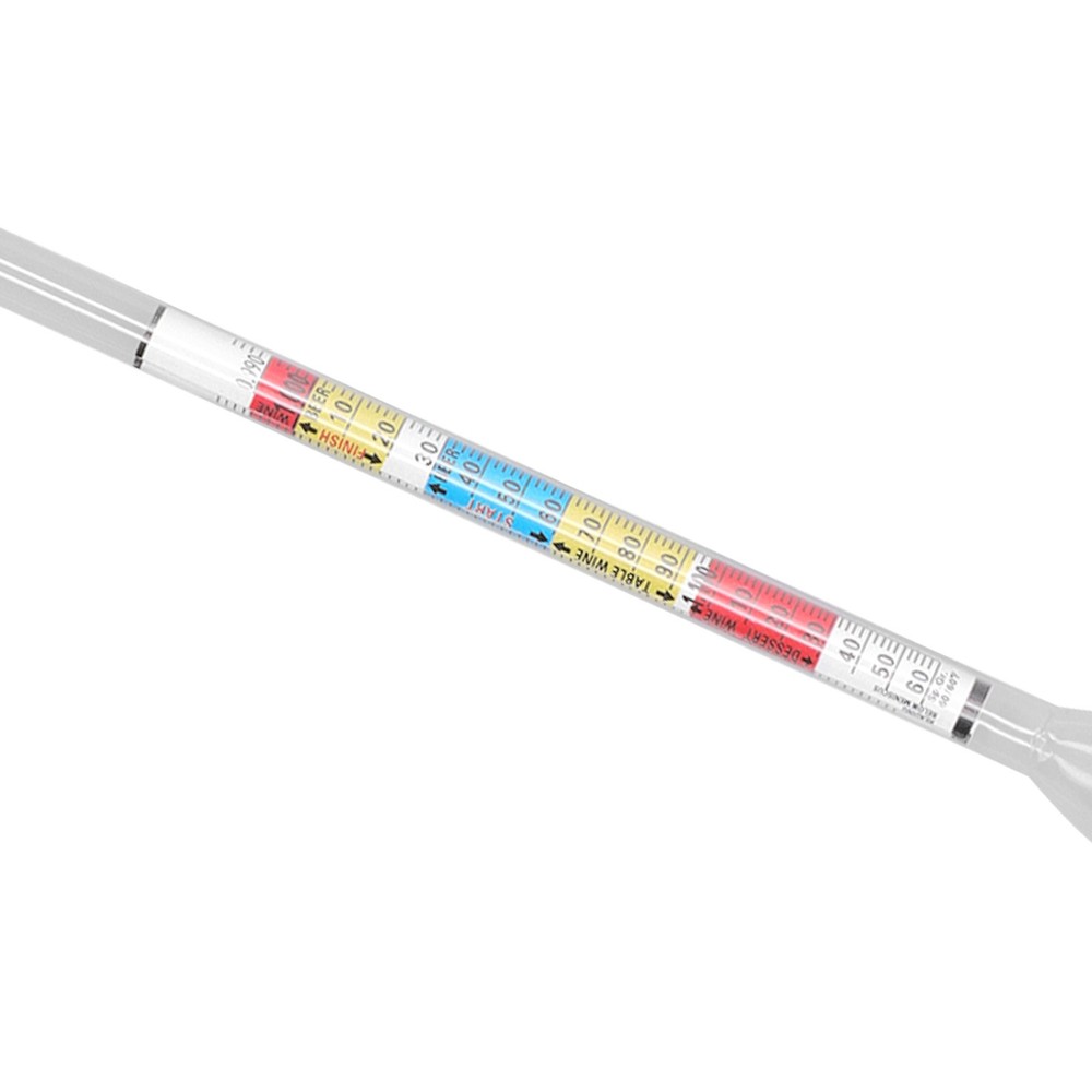 10Pcs Wine Making Meter Accurate And Sensitive Test Jar For Home Brewing