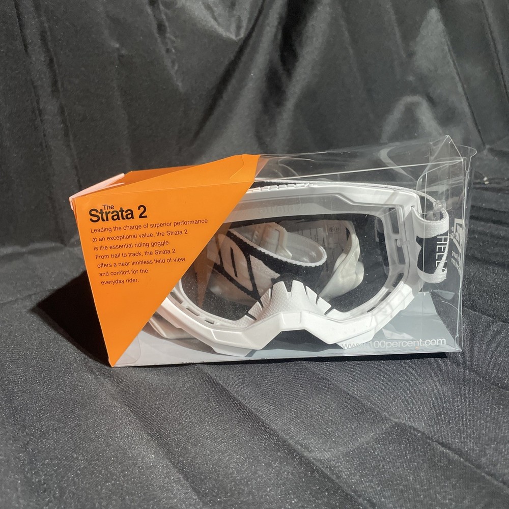 100% The Strata 2 Goggle White