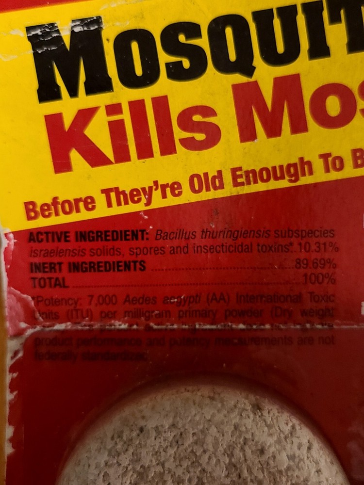 Summit Mosquito Dunks Floating Pod Kill Biologically Safe Method 6 pack -NEW