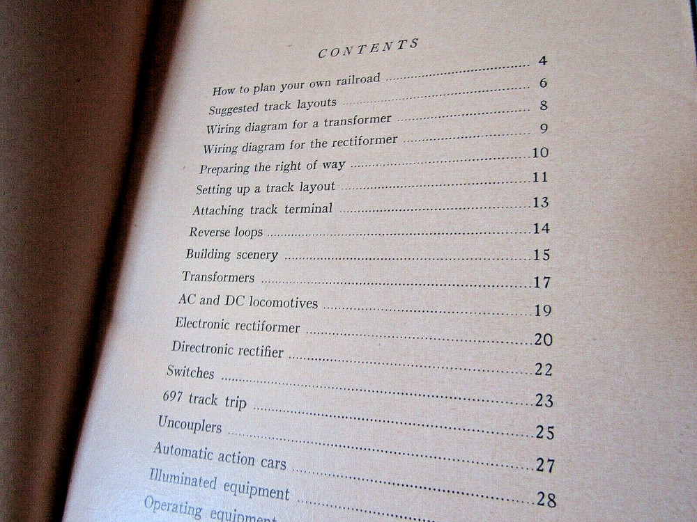 1949 American Flyer Instructions For Assembling and Operating 3/16" Scale Trains