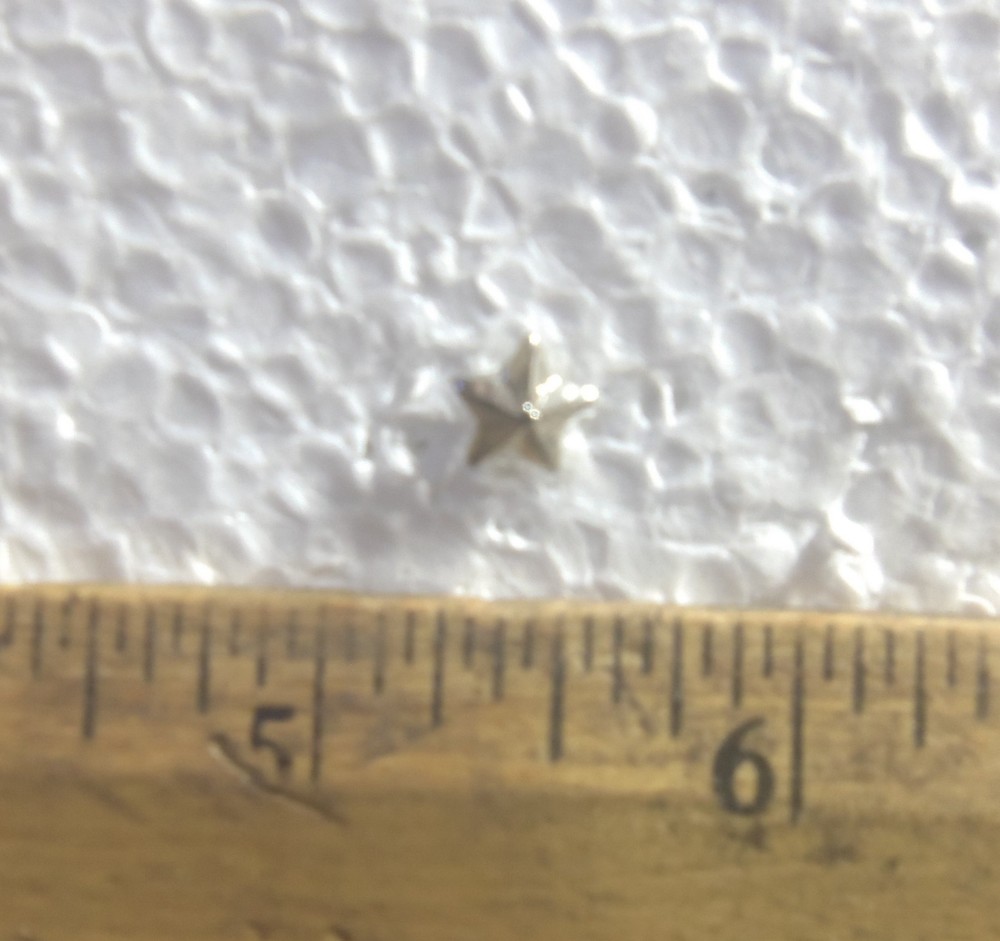 Silver Star Attachment For Ribbons