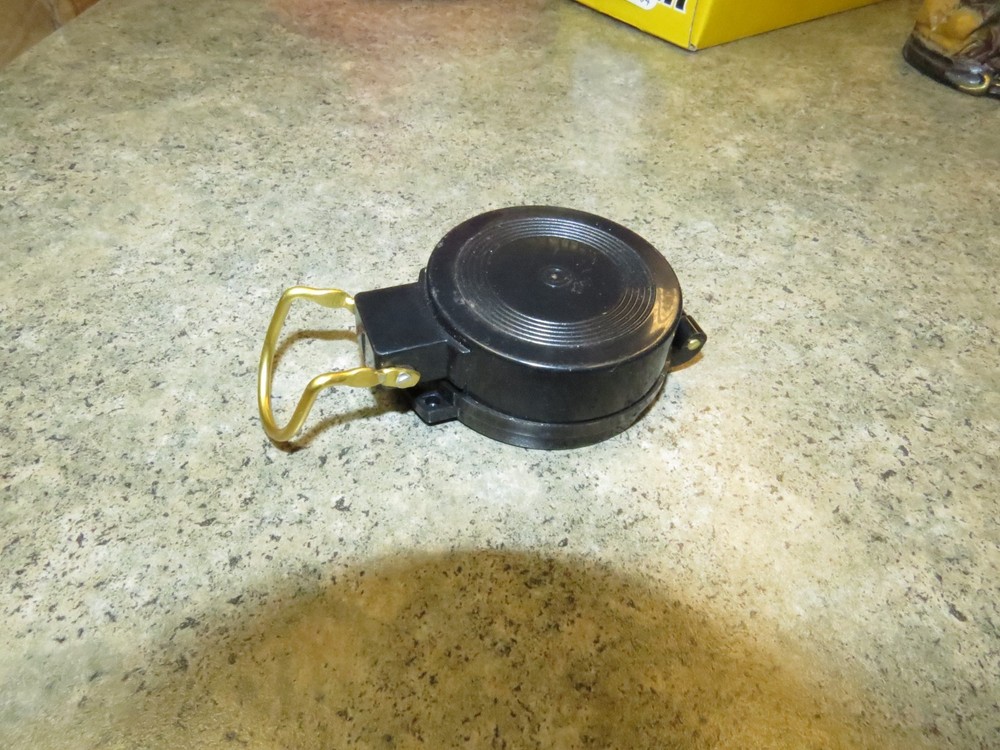 Vintage Engineer Directional Pocket Compass - Black