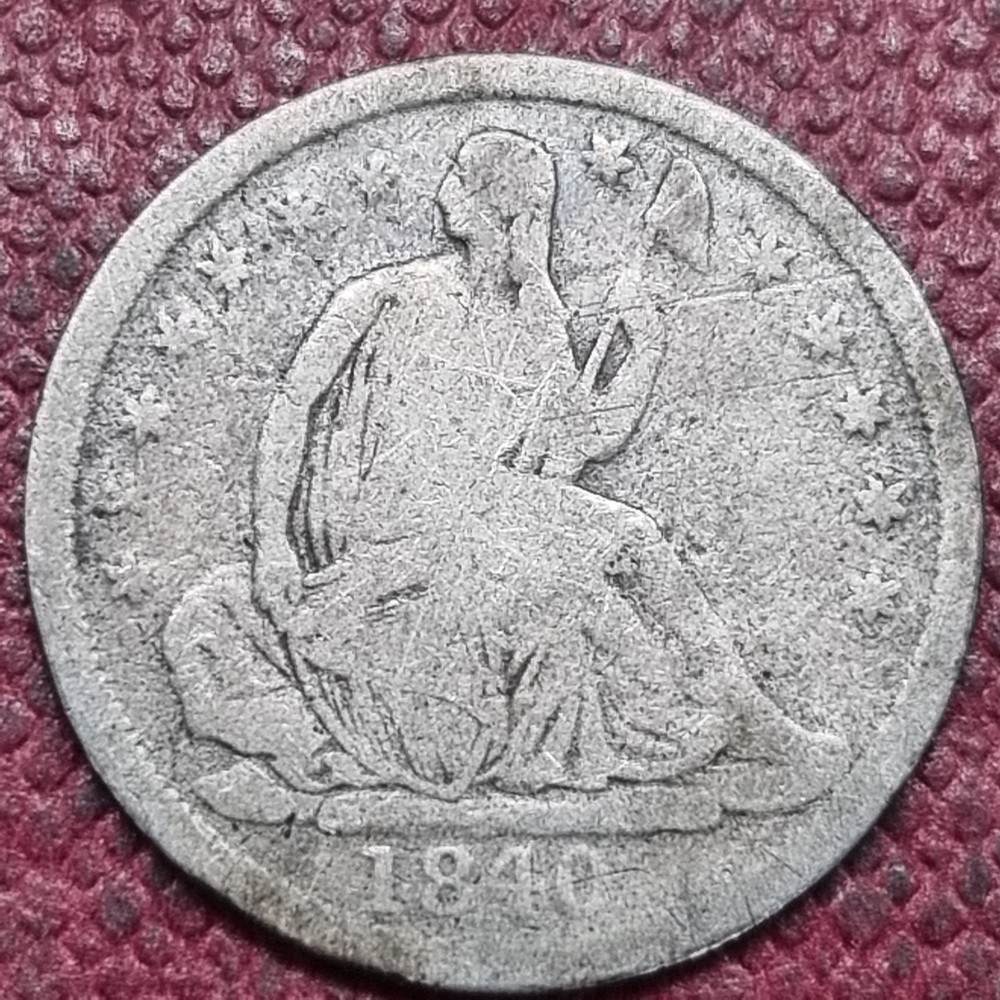 1840 Seated Liberty Half Dime 5c Better Grade #99456