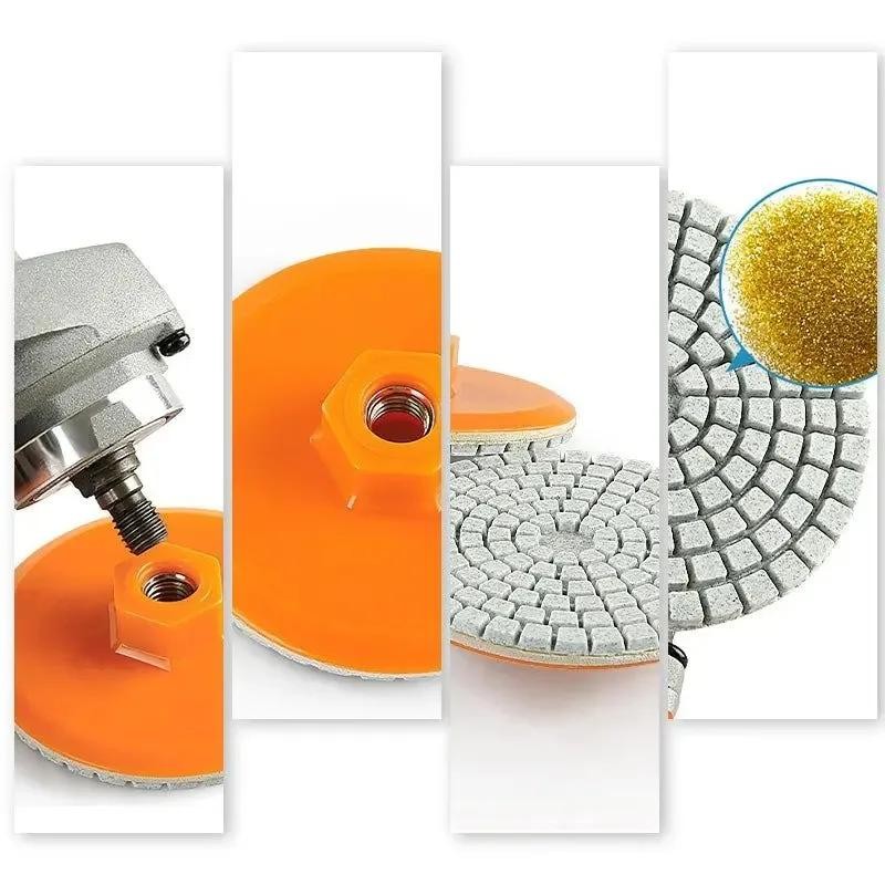 80mm Ceramic Tile Polishing Disc for Angle Grinder Stone Marble Edge Grinding