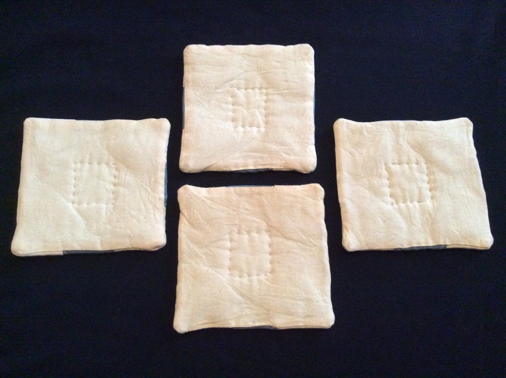 Coasters - Set of 4 - Handmade Quilted