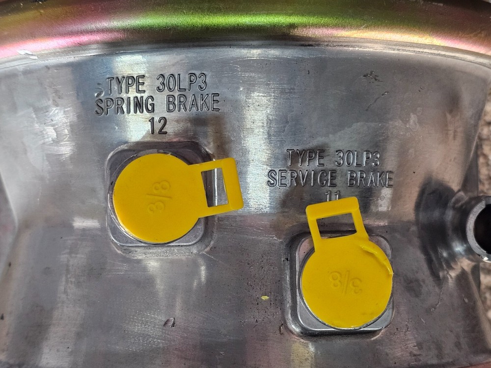 Spring Brake W/ Threaded Push Rod, 3" Stroke Type 30LP3 / 2 Stud Mounting