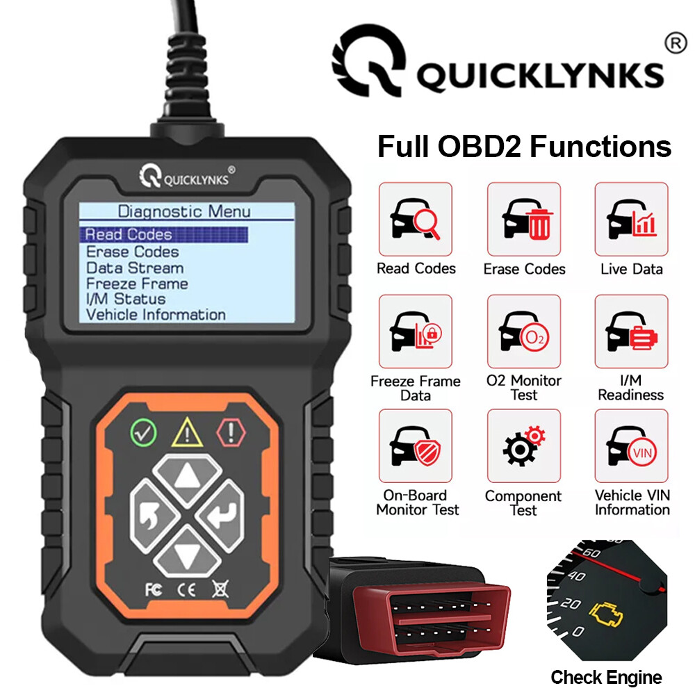 QUICKLYNKS T31 Car Engine Fault Code Reader OBD2 Scanner Engine Diagnostic Tool